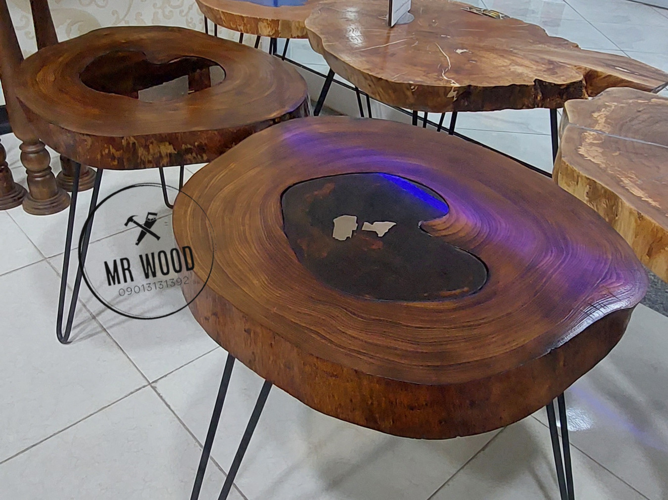 انواع میز جلومبلی چوبی و عمیز عسلی چوبی