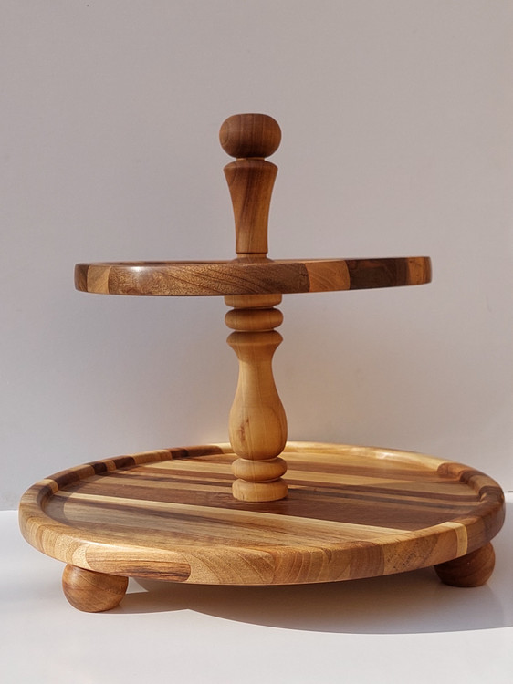 قیمت و خرید شیرینی خوری دو طبقه