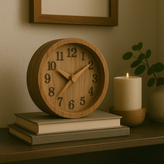 قیمت و خرید ساعت رومیزی مینیمال چوبی