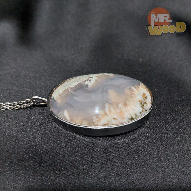 خرید گردنبند عقیق شجر منظره