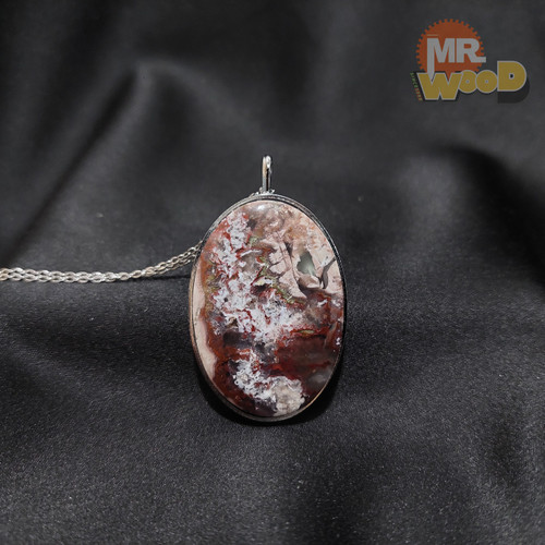 خرید گردنبند عقیق گل اناری