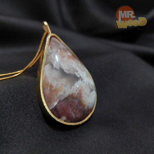 گردنبند استیل مدل اشکی