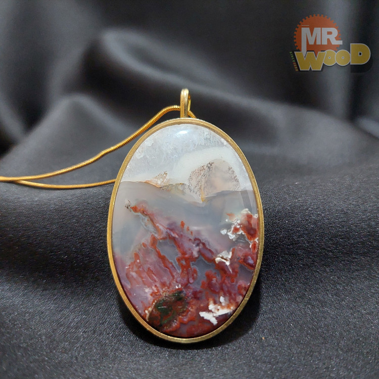 خرید گردنبند عقیق شجر منظره خراسان