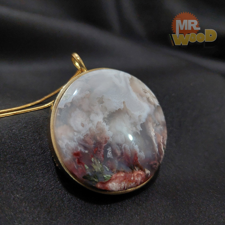 خرید گردنبند عقیق شجر تک نسخه