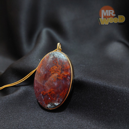 خرید گردنبند عقیق شجر زیبا و کمیاب معدنی