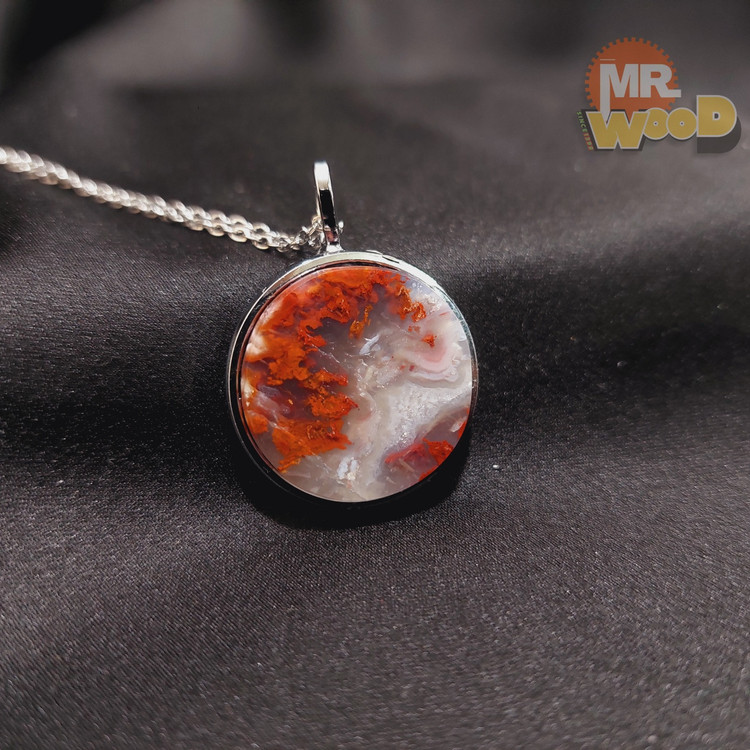 خرید گردنبند عقیق شجر خراسان اصل