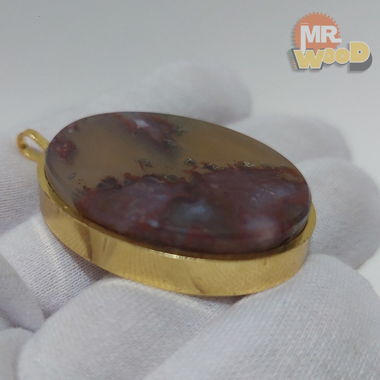 خرید گردنبند عقیق مصور زیبا