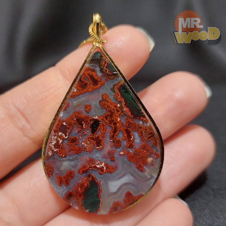 گردنبند عقیق شجر