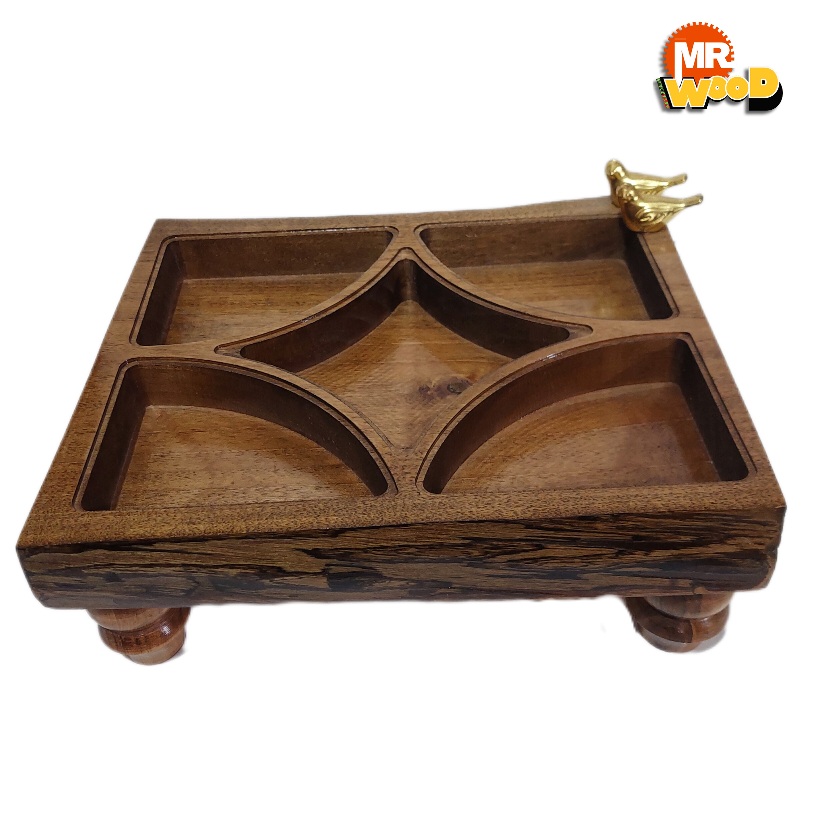 اردوخوری چوبی جدید | مدل روستیک | 5 خانه و پایه دار 