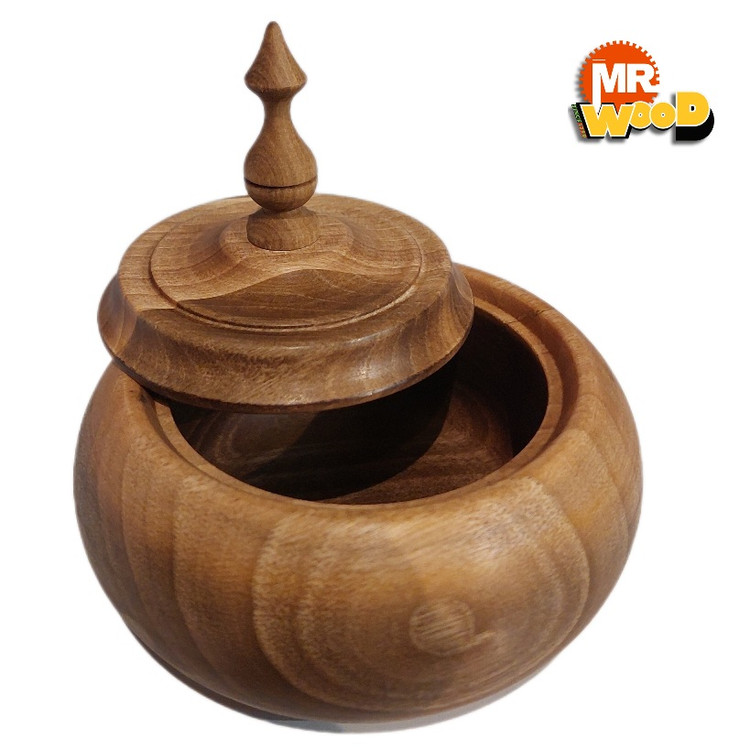 قندان چوبی دستساز چوب گردو | جدید وشیک