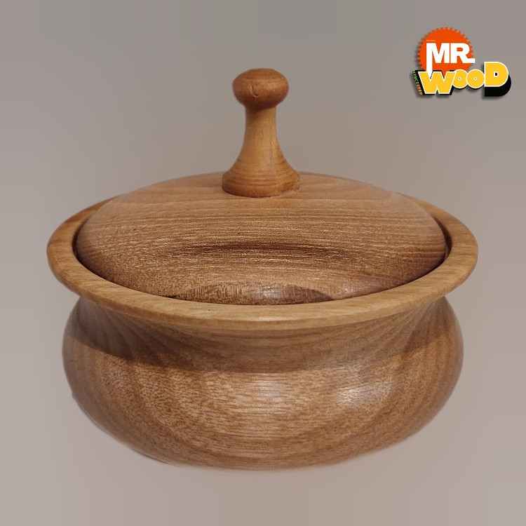 خرید قندان چوبی دستساز چوب گردو