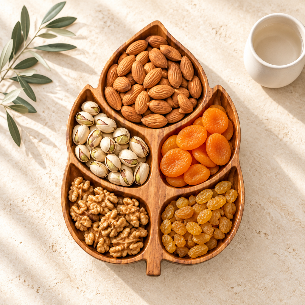 اردو خوری چوبی طرح برگ ۵ خانه مستروود – دستساز لوکس